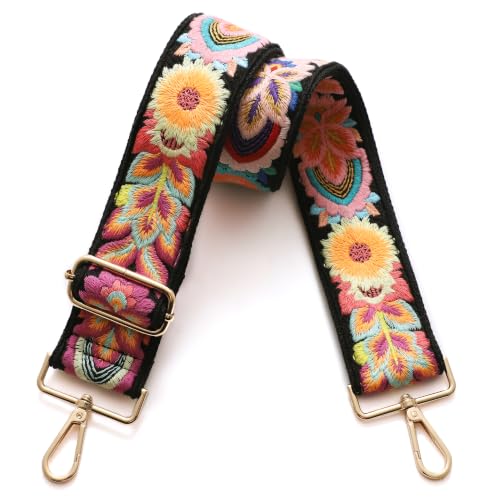 Image of S-Jacorry Purse Strap Replacement Crossbody Wide Shoulder Strap Adjustable Canvas Straps Handbag Strap Replacement Belts
