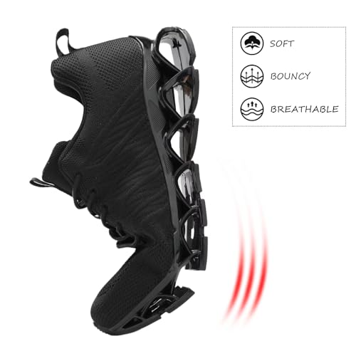 Image of Mens Slip on Running Walking Shoes Blade Tennis Casual Fashion Sneakers Comfort Non Slip Work Sport Athletic Trainer