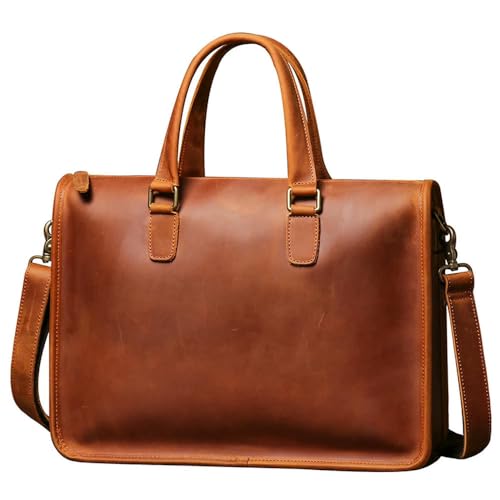 Sac en cuir porte-documents Okika pour protéger votre ordinateur 14 pouces au bureau