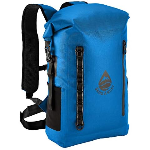 Skog Å Kust BackSåk Pro Waterproof Floating Backpack with Exterior Airtight Zippered Pocket | Blue, 35L Cover