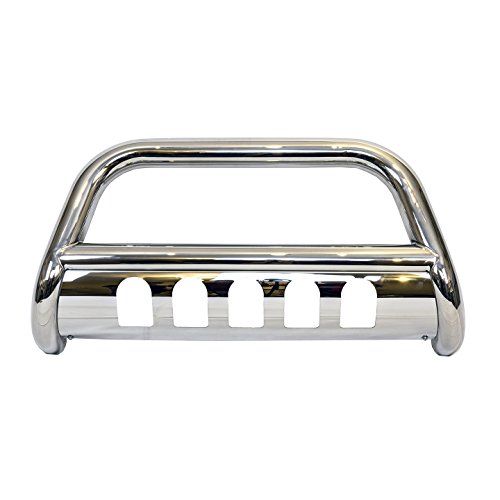 Galaxy Auto 3" Bull Bar for 2009-18 Dodge Ram 1500 (Excluding Rebel) - Stainless Steel Bumper Grille Guard (Chrome)