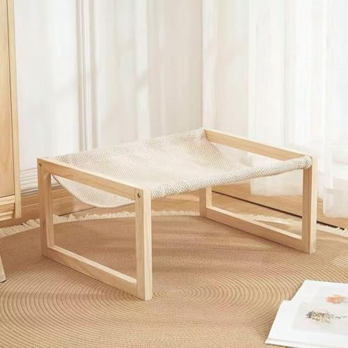 Générique Erhöhtes Bett für Haustiere- abnehmbarer Schlafplatz | Hochbett aus Holz für Hunde, geeignet für den Innen- und Außenbereich, Wohnung, Wohnzimmer, Haus, Balkon und-3