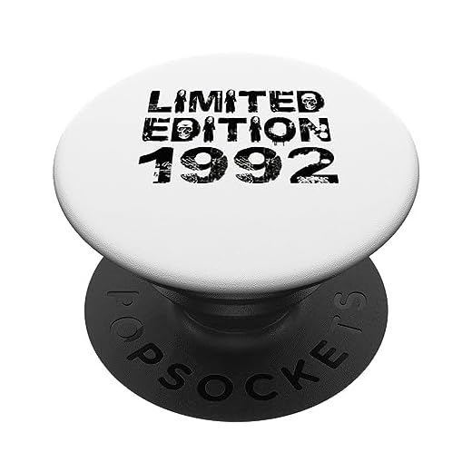 Edición limitada 1992 Cumpleaños 1992 Edición Cumpleaños PopSockets PopGrip Intercambiable