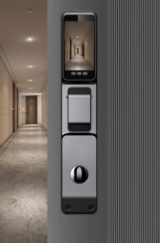 Image of Smart Digital Door Lock with Camera and Fingerprint Access