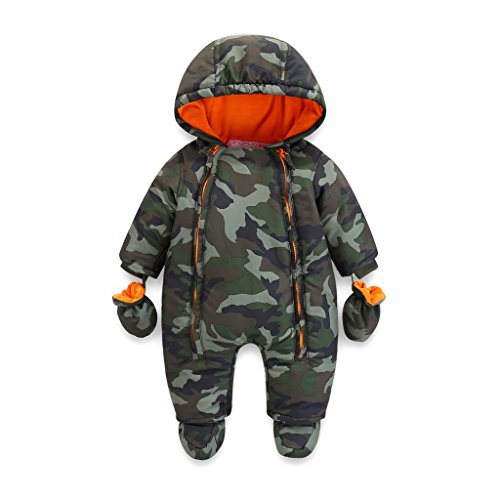 Vine Bambino Tute da Neve Neonato Hooded Pagliaccetti Body Overalls (6-9 Mesi)