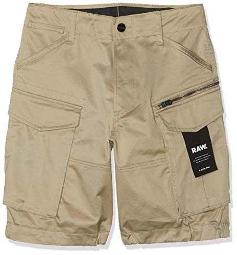 G-Star Raw mens Premium Micro Str Twill Shorts, Dune, 28 US