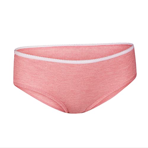 Hanes Girls' Underwear, Ribbed Moisture-Wicking Tagless Panties, Hipster & Brief, 6-Pack2