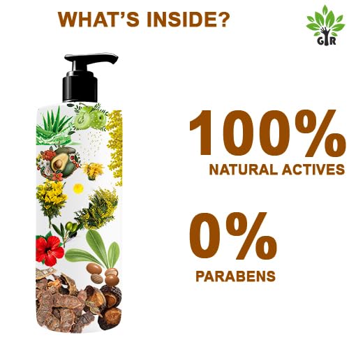 Image of GIR Avocado Shampoo - For Gently cleanses & smoothens| Sulphate & Parabens Free | | Reduces Frizz, Retains Moisture & Conditions Strands | 1L