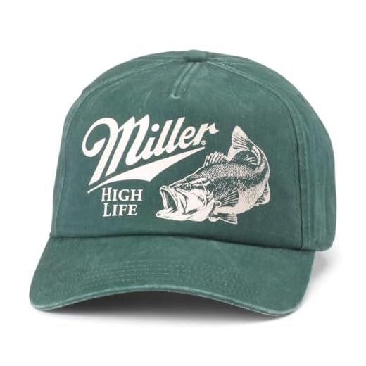 AMERICAN NEEDLE Unisex Miller High Life Walker Adjustable Snapback Baseball Hat (25002A-MHL-BOTT)