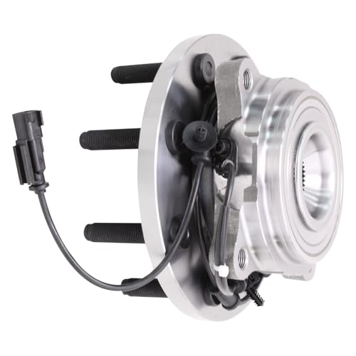 Image of Detroit Axle - 4WD Front Wheel Bearing Hub for Dodge Ram 2500 3500, Hub Bearing 2009-2011 Ram 2500 3500 Replacement Wheel Bearing and Hub Assembly Set, Pair Hubs