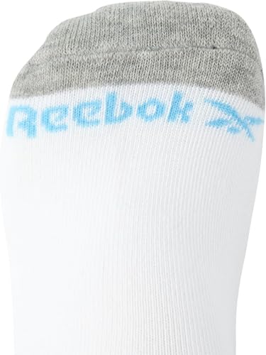 Image of Reebok Womens No Show Socks Moisture Wicking Cushion Low Cut Socks 12 Pack | Stretch Performance Fabric, Cushioned Heel and Toe, Arch Support, Comfort Seam, Shoe Size 4-10