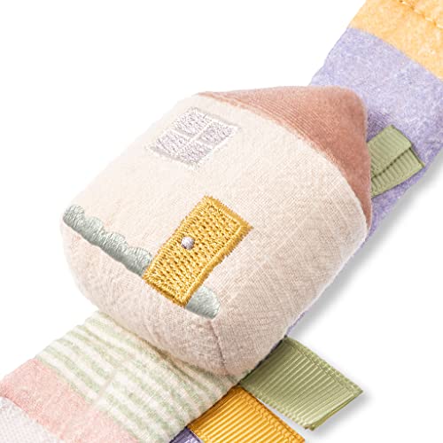 Itzy Ritzy Wrist Rattle – Wearable Itzy Bitzy Rattle For Babies; Made Of Soft Cotton And Easily Attaches To Wrist; Makes Gentle Rattle Sound; Pastel Cottage #TOP1