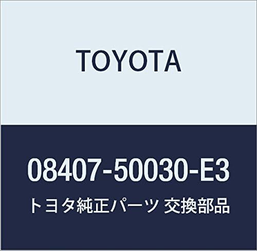 TOYOTA (toyota) Genuine Parts nanba-hure-muhuronto・riyasetto Part Number 08407 – 50030 – E3