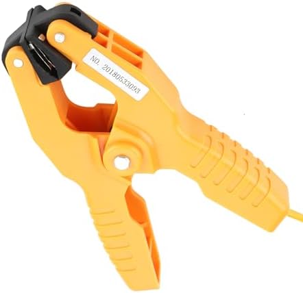 Garosa HT-05 K Type Thermocouple Sensor for Industrial Temperature Measurement, Temperature Pipe Clamp Sensor with Yellow 2 Pack, -40 to 200°C Range Industrial Pipe Clamp Thermocouple