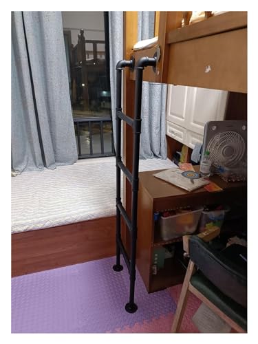 Escalera para camas elevadas y sótano con base de disco fija 3