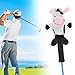 Aymzbd Plush Golf Wood Headcover Golf Accessories Scratch Resistant Guard Women Men Protector Cute Head Cover Club Head Cover, Milk Cow
