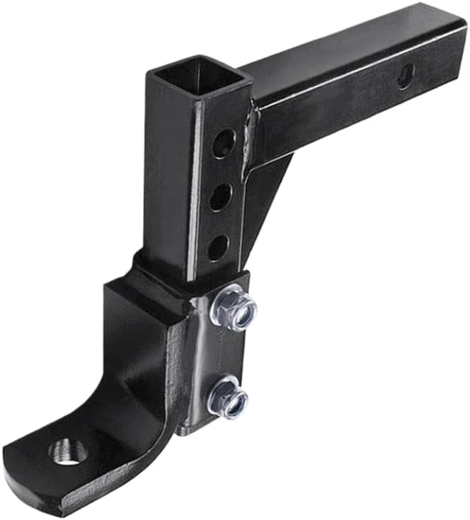 10 Inch Adjustable 4 Level Drop Hitch Ball Mount for 2 Inch Receiver Tow RV Camper Caravan Motorhome Trailer Accessories