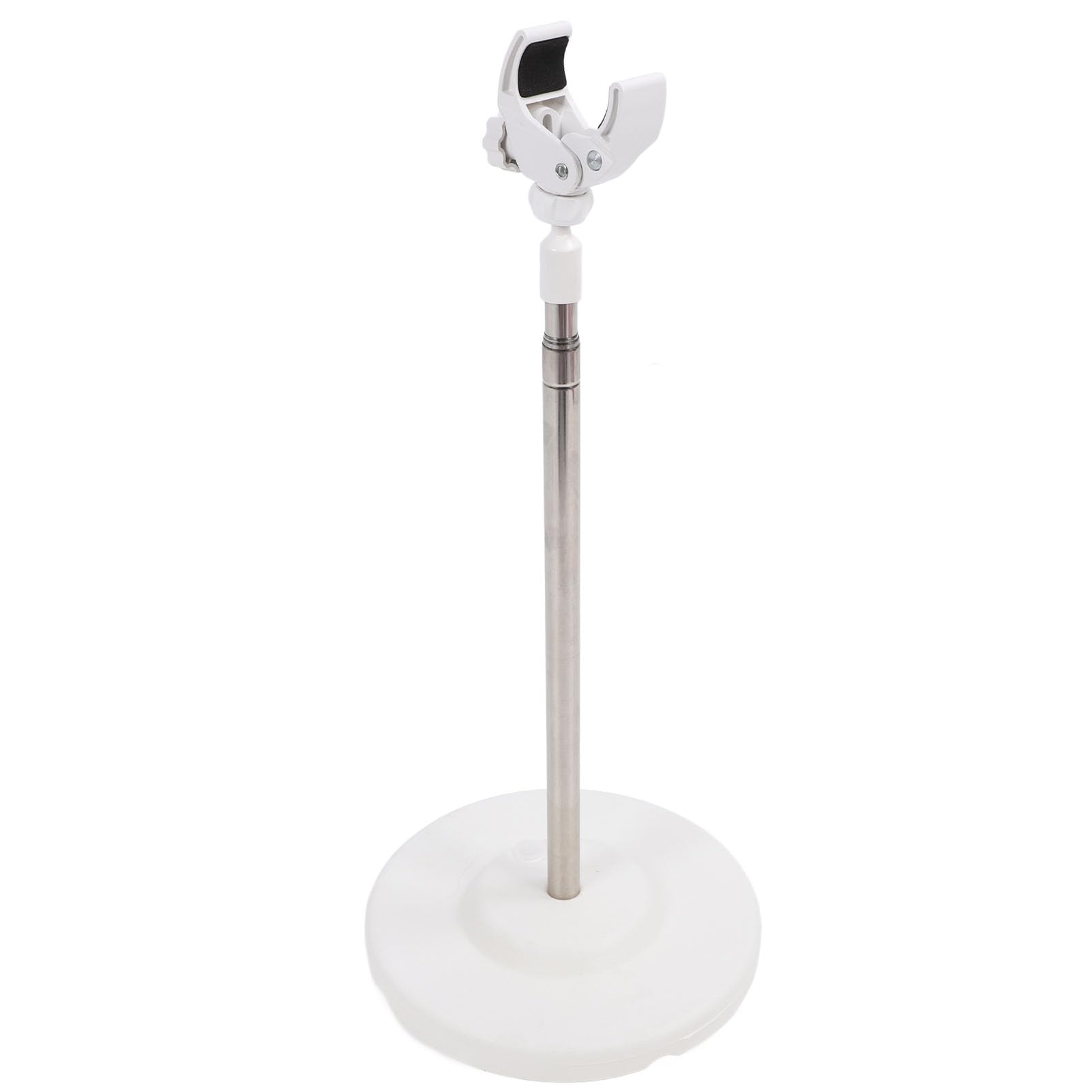 Supporto Regolabile per Asciugacapelli in Acciaio Inossidabile Supporto Telescopico per Ventilatore Pavimento Girevole per Toelettatura di Animali Domestici in Bagno, Materiale ABS per uno