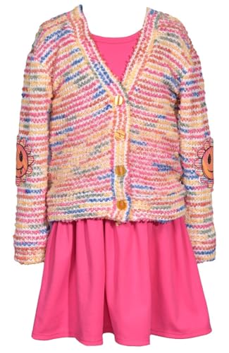 Bonnie Jean Girls Size 2T-16 Casual Knit Cardigan Dress