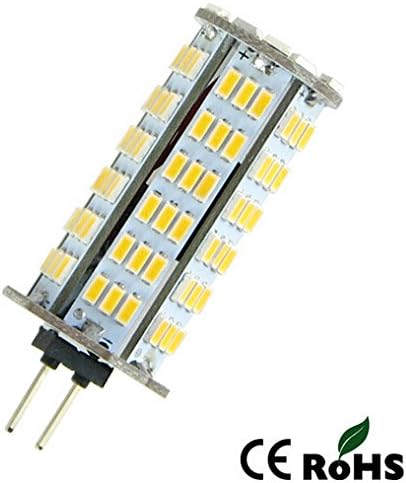 Best to Buy® (6-PACK 5.5-Watt T4 G4 LED Bulb 12V AC/DC, 126 SMD 3014 LED, 5.5W Warm White Color (Jc10 Bi-pin 25-28w Replacement)