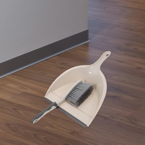 Cabilock Mini Besen und Kehrschaufel Set aus Robustem Kunststoff Kompakt und Tragbar für Einfache Reinigung von Boden Tisch und Tierhaaren Benutzerfreundliches Putzset für Haushalt und – Bild 6