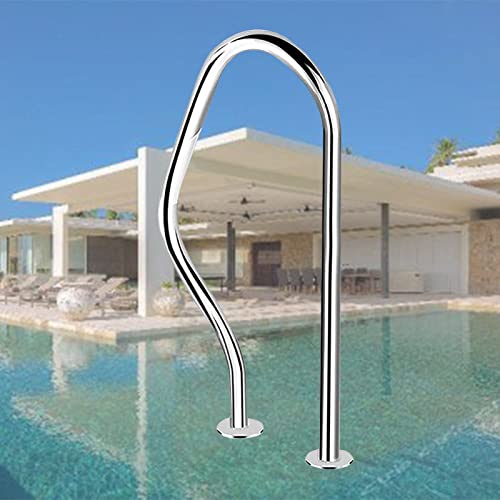 Barandilla para piscina de acero inoxidable 304 para entrada miniatura 1