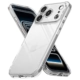 【Ringke】 iPhone 17 Pro ケース FUSION PC+TPU 耐黄変 落下防止 耐衝撃 傷防止 薄型 透明 クリア スマホケース カバー スリム アイフォンプロマックス (ストラップホールあり) - Clear