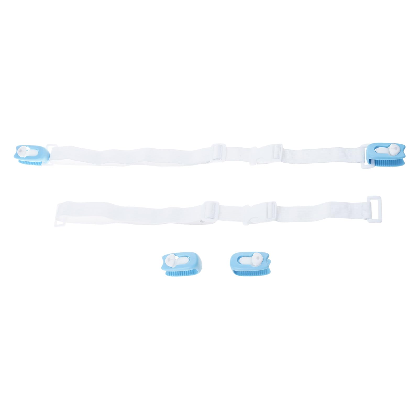 Kalttoy Blue Doublehead Cli 2Pcs Bed Sheet Clip Adjustable Length Straps Quilt Fasteners Straps For Tightly Fit On Bed Sheets And Mattress Sleeve Nylon Elastic