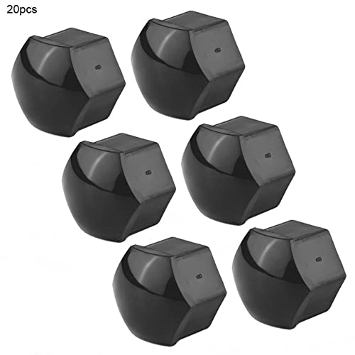 Image of Car Wheel Nut Covers 19mm - 20pcs Gray Lug Bolt Caps, Rust Protection Hub Screw Covers, Easy Snap-On Installation for All 19mm Wheel Bolts