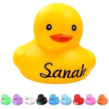 Personalized Name Rubber Ducks Duck Car Accessories, Multiple Colors Available Car Decoration, Party Favor, Birthday & Christmas Funny Gift for Friends or Couples