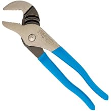 CHANNELLOCK 428 8-inch Straight Jaw Tongue & Groove Pliers, Made in USA, Forged High Carbon Steel