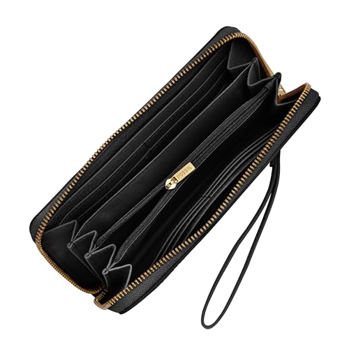 Fossil Women's RFID-Blocking Leather Clutch Wallet - Image 3