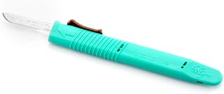 MediChoice Surgical Scalpel, Safety, Retractable Blade, Stainless Steel, 10, 1314SCPL10 (Box of 10)