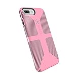 Speck Products CandyShell Grip Cell Phone Case for iPhone 8 Plus/7 Plus/6S Plus/6 Plus - Island Pink/Gravel Grey