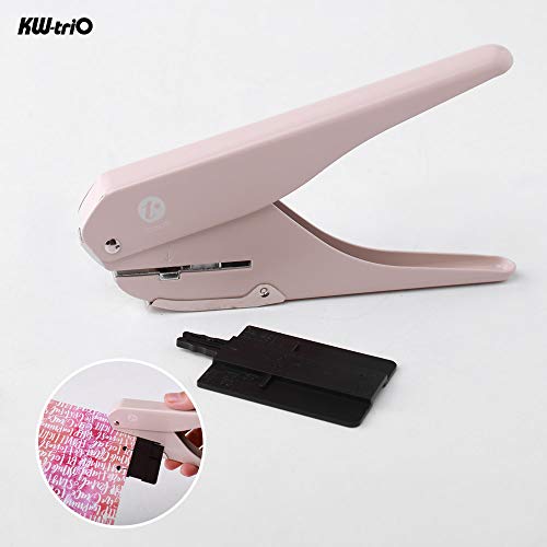 Aibecy KW-Trio Handheld DIY Mushroom Single Hole Punch Puncher Paper Cutter with Ruler for Office Home School Students