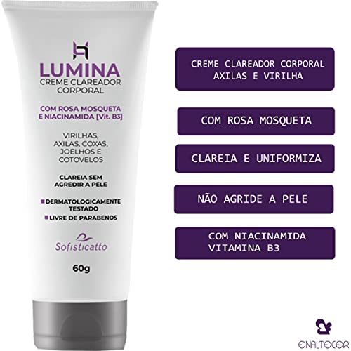 Creme Clareador Lumina para virilhas e axilas Sofisticatto