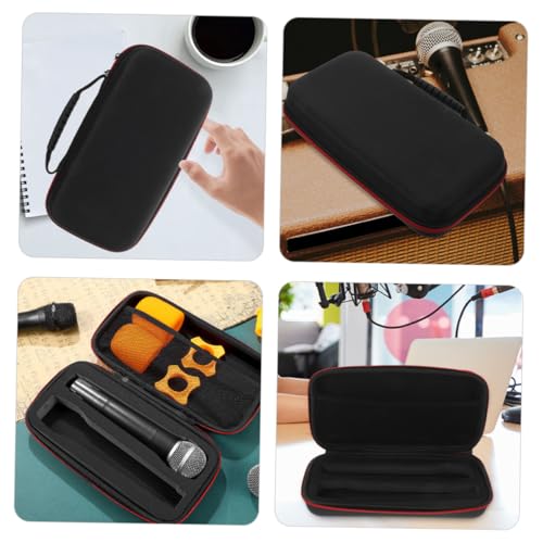 ERINGOGO 2 pcs Portable Handheld Microphone Case EVA Hard Shell Mic Storage Bag with Zipper for Travel and Mic Protection miniatura 7