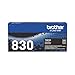 Brother Genuine TN830 Black Standard Yield Printer Toner Cartridge - Print up to 1,200 Pages(1)