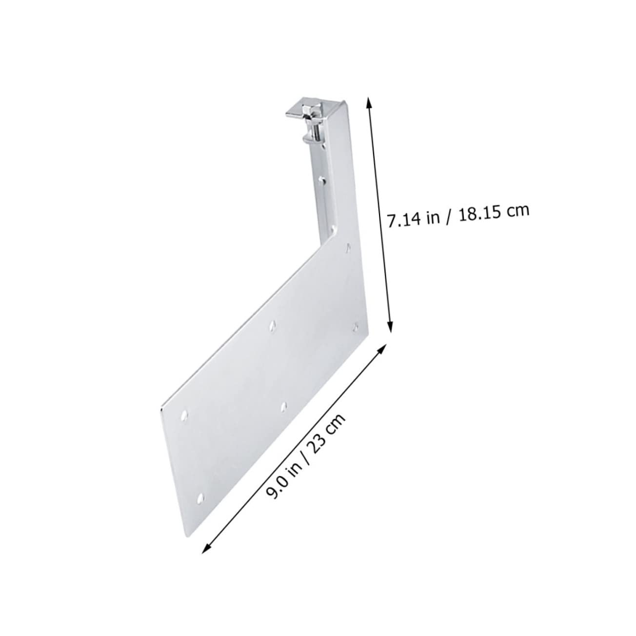 Veemoon 1 Par Mueble de baño para trabajo pesado estante esquina bracea soporte de pared resistente estante metalico estantes metalicos hardware del gabinete soporte colgante armario acero