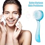 AUEAR, 4 Pack Face Brush for Cleansing and Facial Cleaning with Cap for Women and Girls Wash Makeup Massaging - Image 4