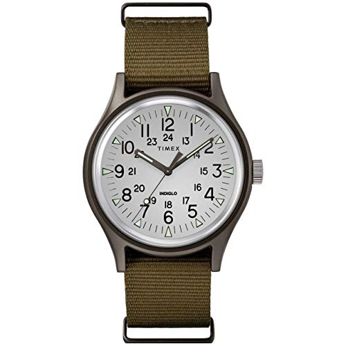 Timex MK1 Aluminum 3-Hand Olive/Silver One Size