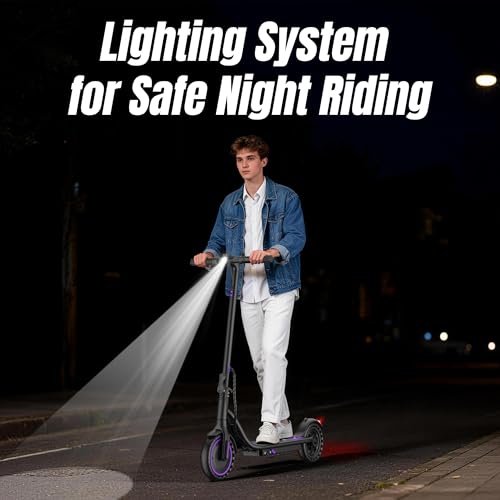 Image of Electric Scooter Adults & Kids,350 /250W Powerful Motor,15 /10 Miles,19 /9 Mph,8.5 /6.5 inch E Scooter with LCD Display