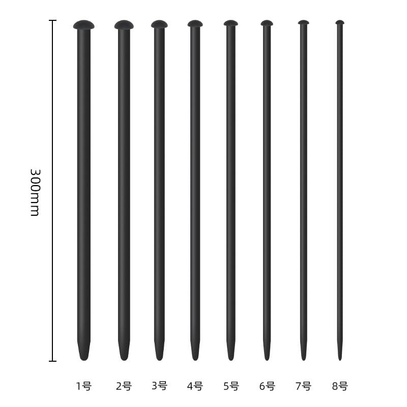Image of 8PCS Silicone Soft Urethra Extra Long Hollow Catheter Urethra Plug Manual Masturbation Orgasm Device for Men 3 /4 /5 /6 /7 /8 /9 /10mm (Smooth Surface)