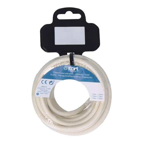 Cable Cord Tubulaire 2 x 0.75 mm Cotton 5 m