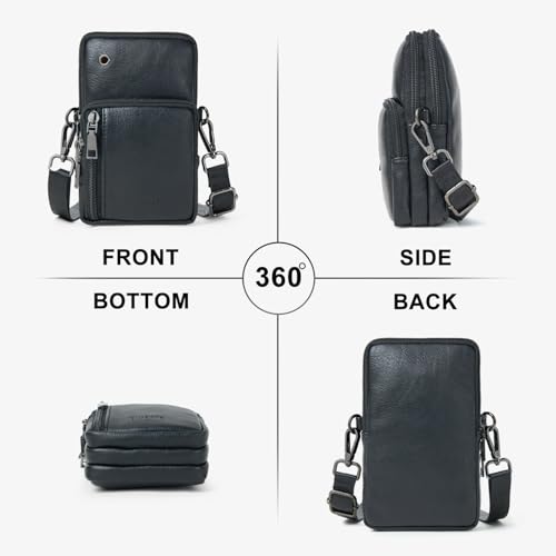 Image of Bluome Small Crossbody Purse for Women, Multi Pocket Travel Purses Crossbody Bag Shoulder Handbags with Adjustable Strap