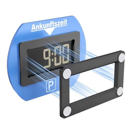 XMoving Magnetic Car Mount for Needit Electronic Parking Disc Park Lite, Reusable Aluminium Holder Compatible with Needit Parking Disc Park Lite