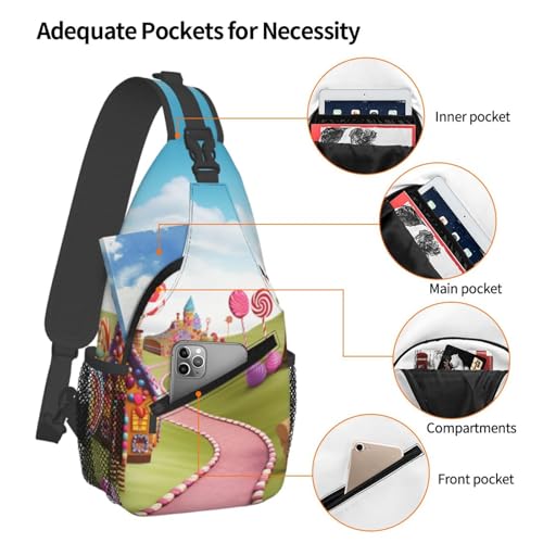 Bolso cruzado tipo bandolera para hombres y mujeres miniatura 4