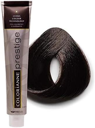 Colorianne Prestige Technologically Advanced Cream Dyeing Treatment Hydra Color Technology, Light Chestnut Brown, 100 ml./3.38 fl.oz. (5/35)