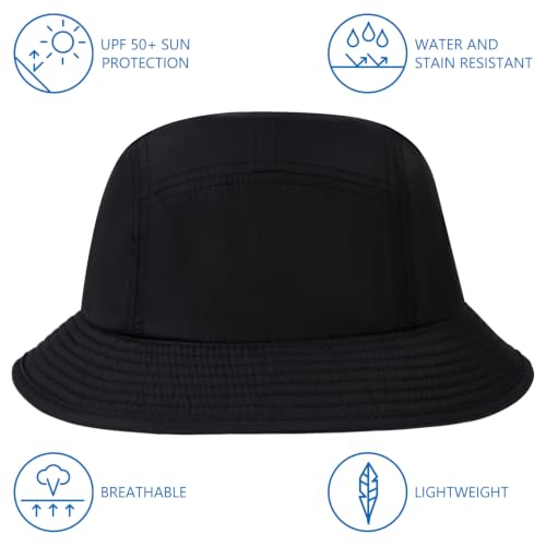 Image of BASSDASH UPF50+ Fishing Bucket Hat for Men Women Lightweight Water Resistant Packable Outdoor Summer Sun Hats FH13