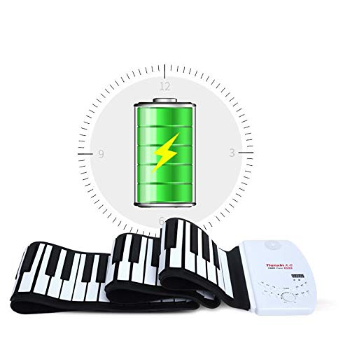 Folding Piano Hand Roll Piano Portable 61 Key Professional Thickening Keyboard Keyboard Adult Electric Piano for Beginner and Children MIDI Interface to Computer Beginner - Les Beatles, Paul McCartney, John Lennon, RIngo Starr, George Harrison Folding Piano Hand Roll Piano Portable 61 Key Professional Thickening Keyboard Keyboard Adult Electric Piano for Beginner and Children MIDI Interface to Computer Beginner – Image 5